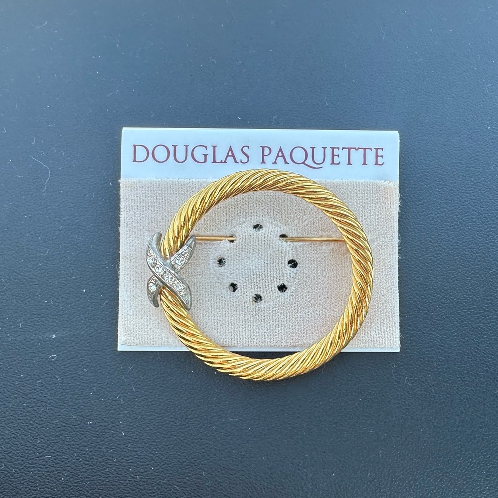 Douglas Paquette Gold Brooch